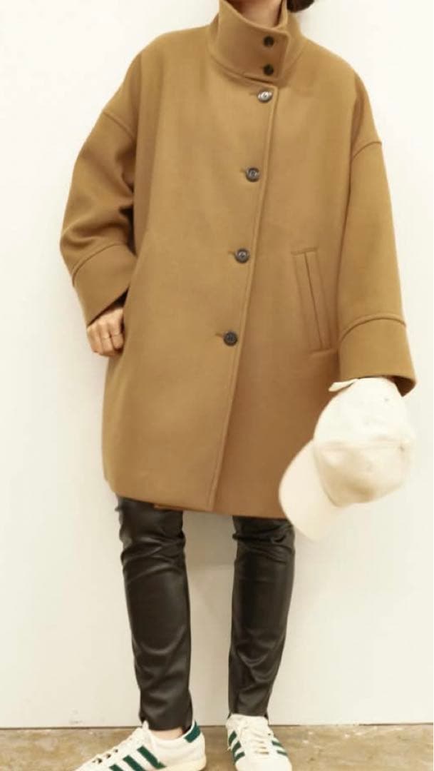 【新品】メルトンスタンドポンチョコート⭐︎フレームワーク