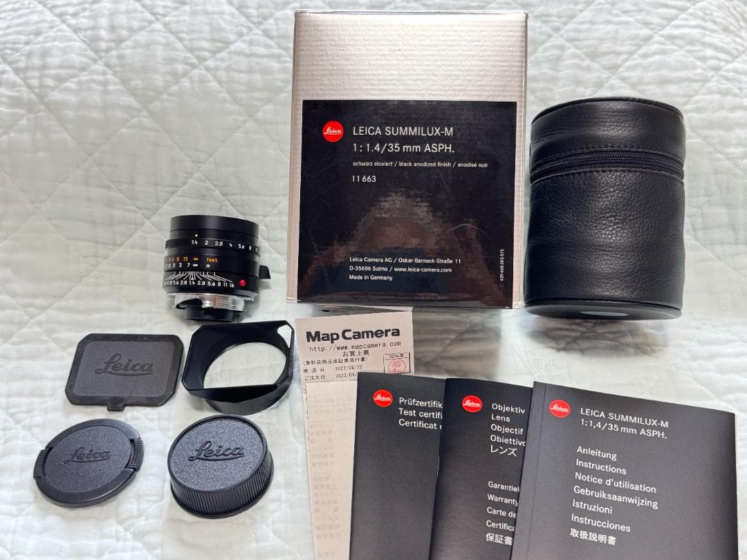 レンズ(単焦点) Leica summilux-m 35mm F1.4 ASPH. 11663