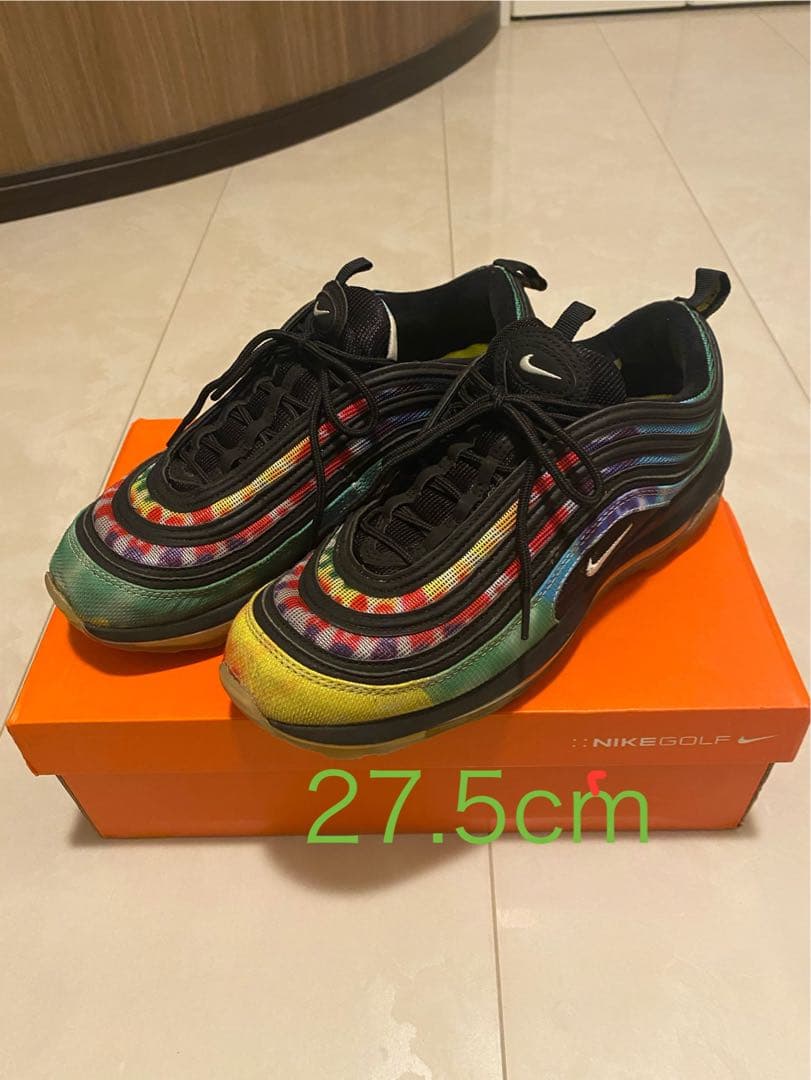 シューズ(男性用) Nike Air Max 97 Golf 'Tie Dye' 27.5