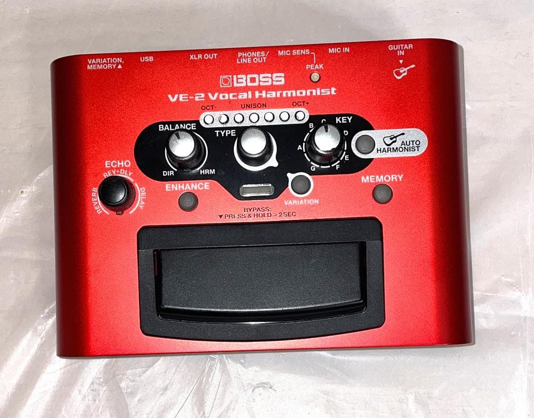 キミさん　専用　BOSS VE-2 Vocal Harmonist 赤