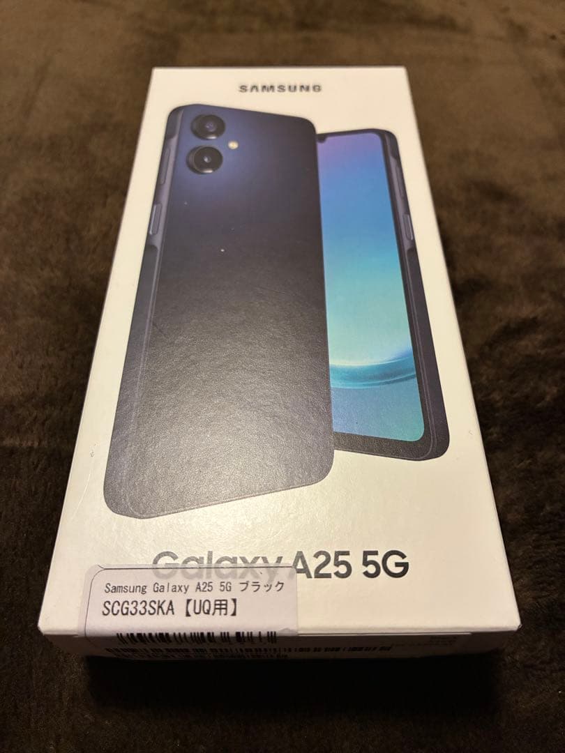 未開封新品　Samsung Galaxy A25 5G ブラック