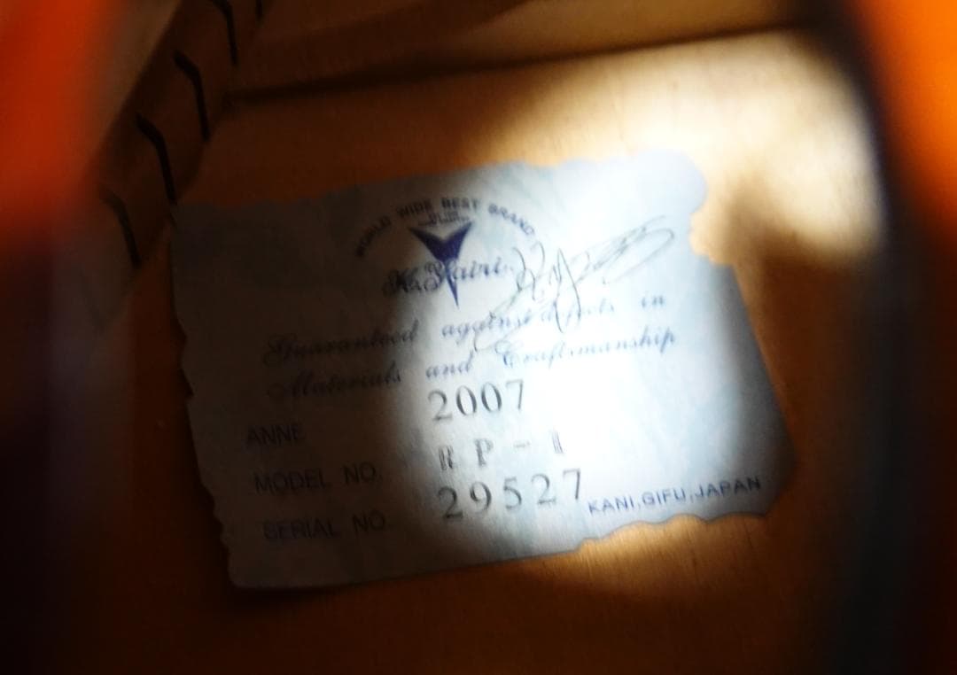 Red　レア美品 K Yairi RP-1 カスタム品 専用ハードケース付