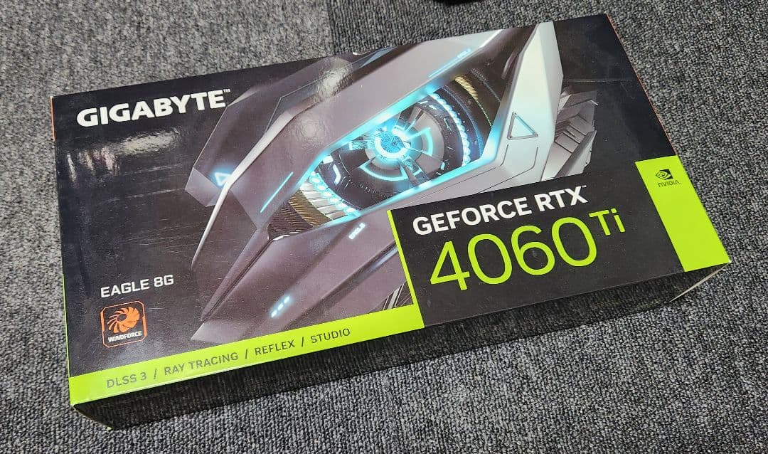 グラフィックボード・グラボ・ビデオカード GIGABYTE GEFORCE RTX 4060 Ti EAGLE 8G