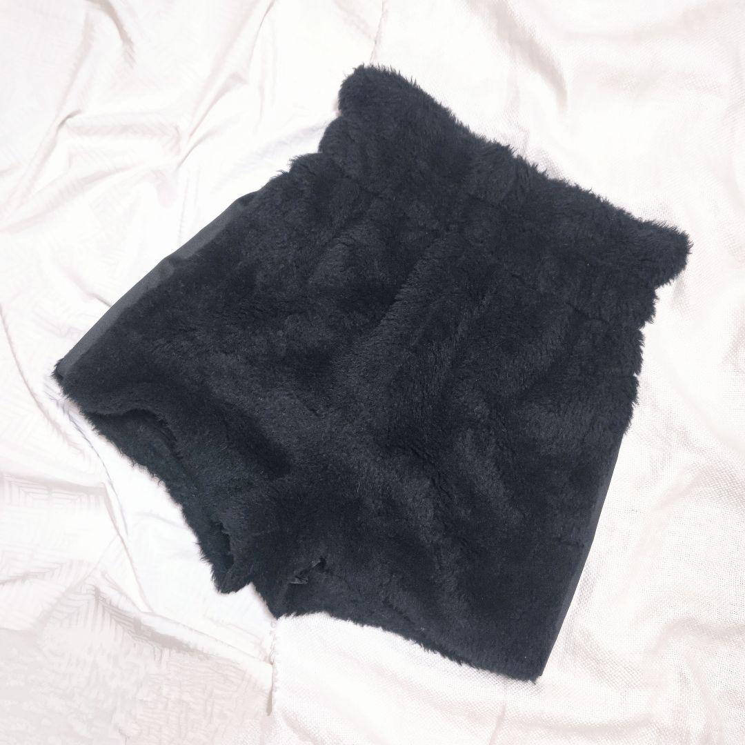 マックスマーラMax Maraアルパカブレンドテディベアショートパンツ黒38