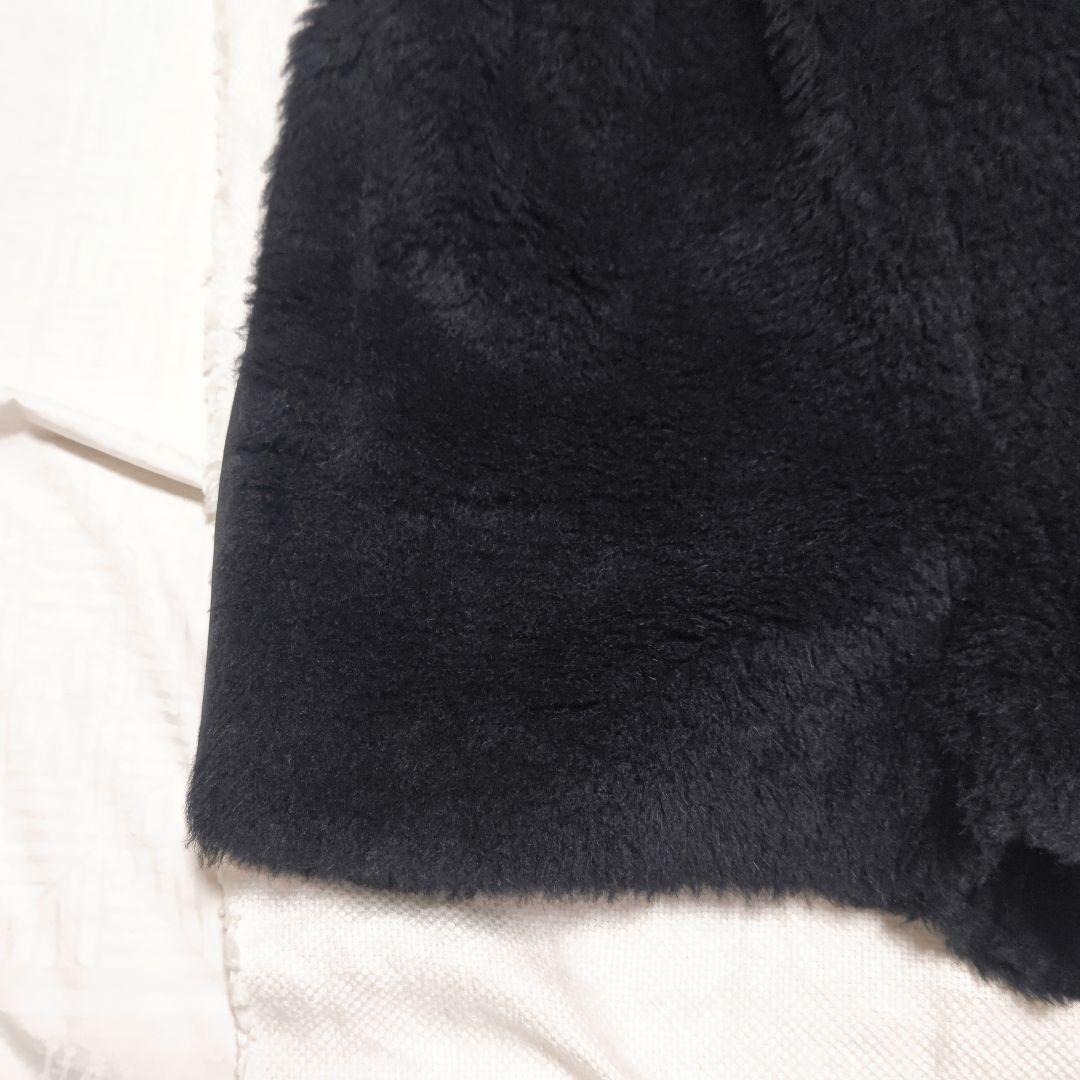 マックスマーラMax Maraアルパカブレンドテディベアショートパンツ黒38