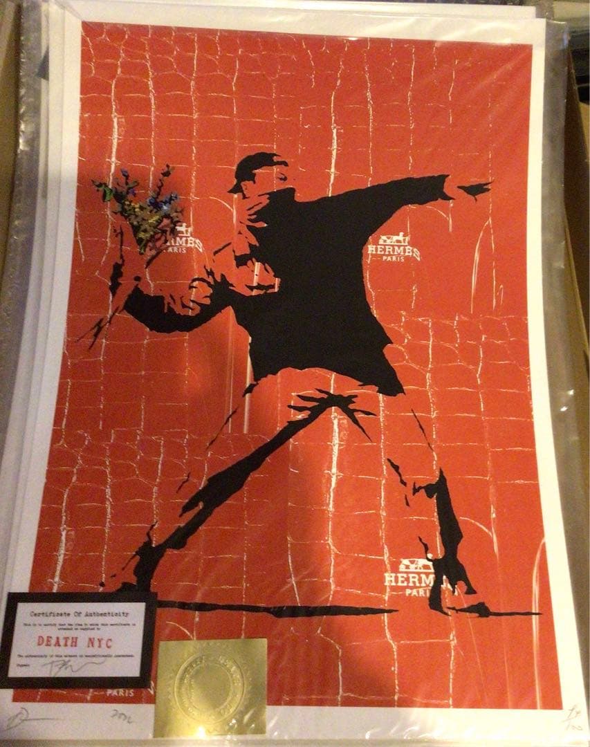 BANKSY⭐️DEATH NYC⭐️バンクシー&HERMES⭐️人気作品