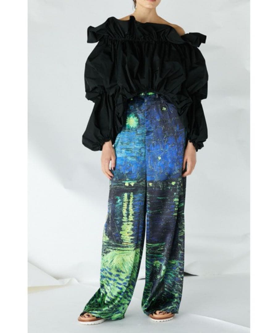 美品　ENFOLD オフショルダートップス　黒