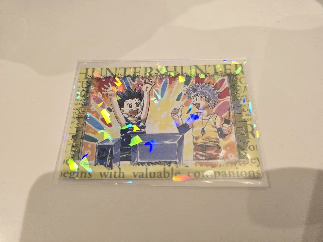 【今週末限り】ハンターハンター　カードダス　キルア　ゴン　スクラッチカード