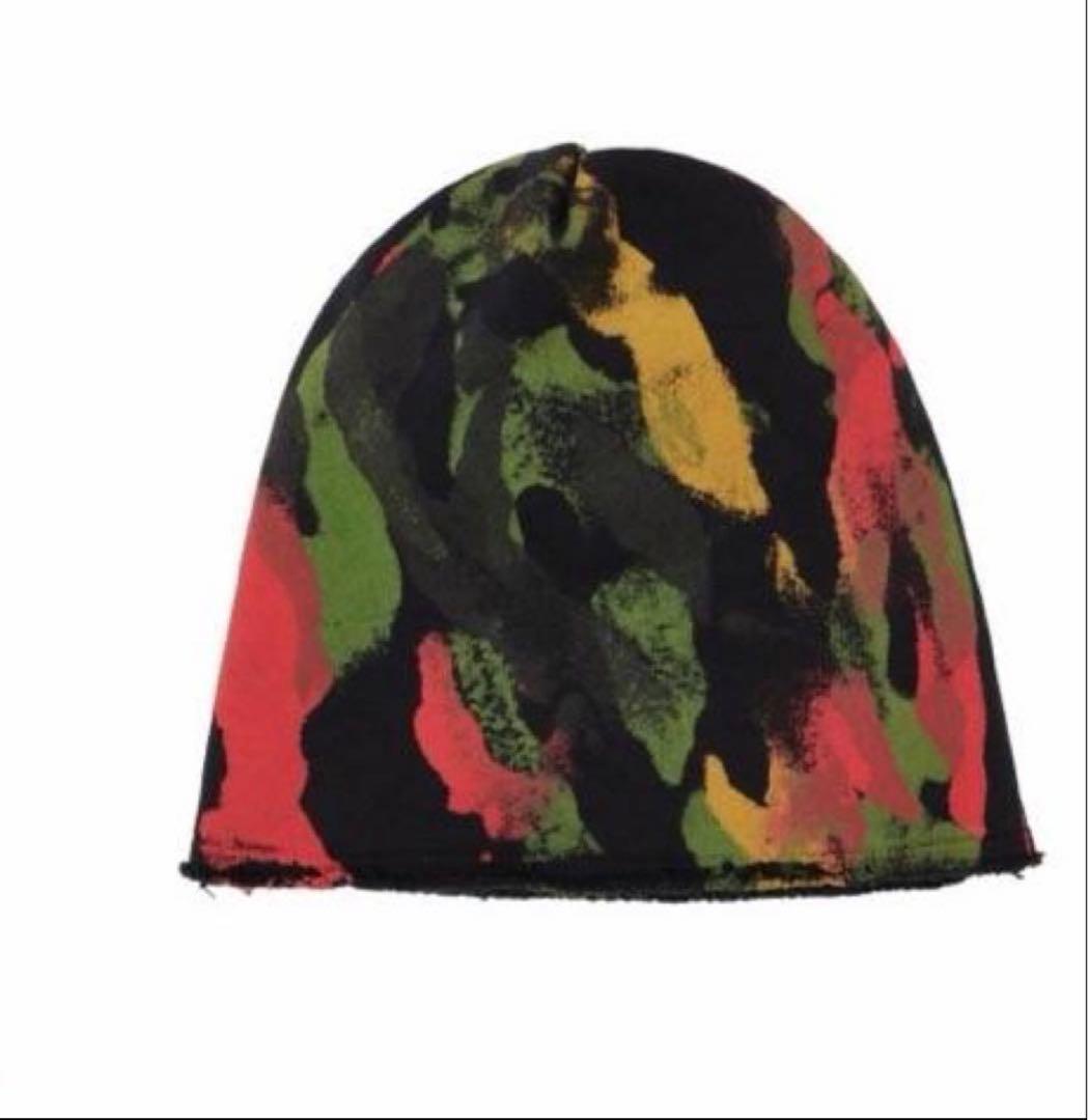 skylrk カモフラビーニー　ニット帽　新品未使用