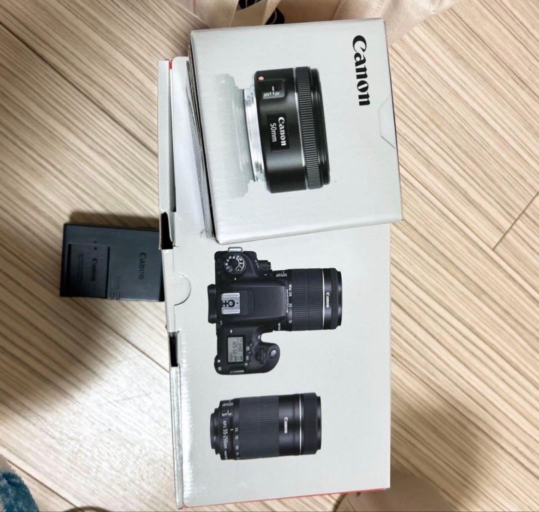 Canon EOS 8000D デジタル一眼レフカメラ 単焦点レンズ有り