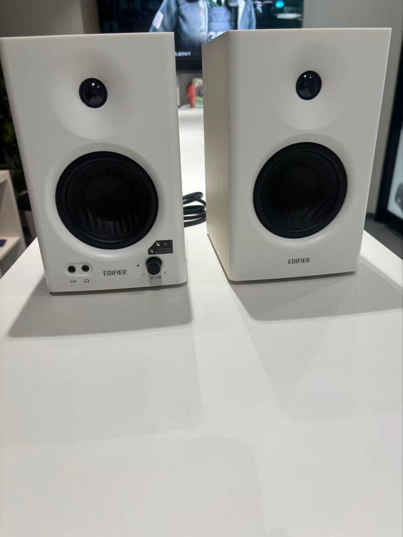 1003白/EDIFIER MR4 42W PC モニタースピーカー ホワイト