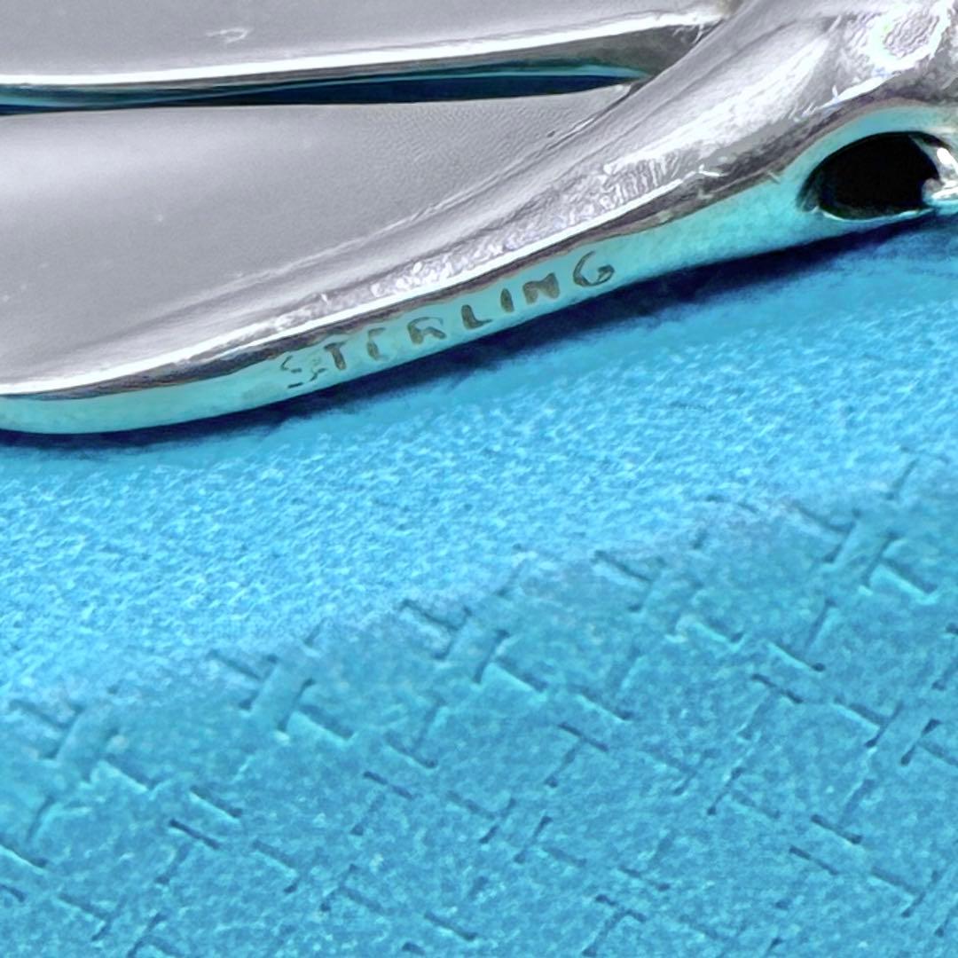 オールドティファニー ホエールテール ネックレス　ロングチェーン　シルバー