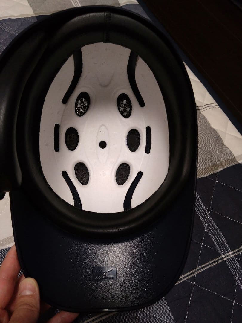 ミズノ 野球右打者用軟式艶消し片耳ヘルメット Lサイズ