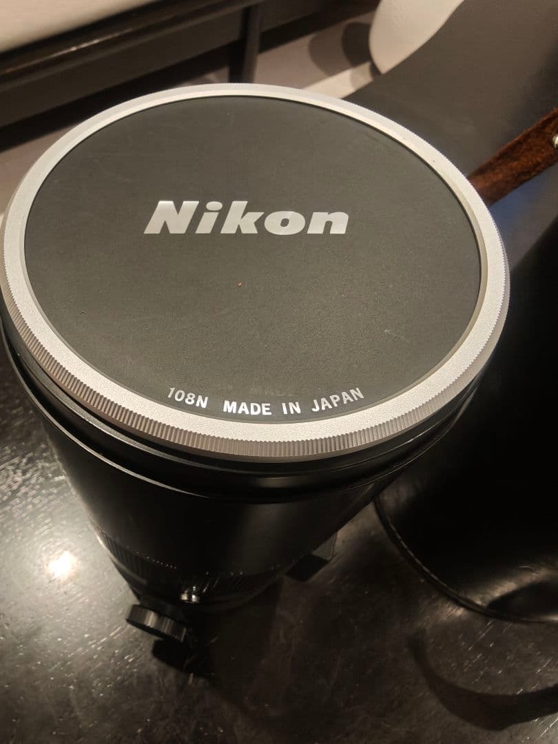 反射望遠レンズ　reflex nikkor 1000mm 1:11 革ケース付