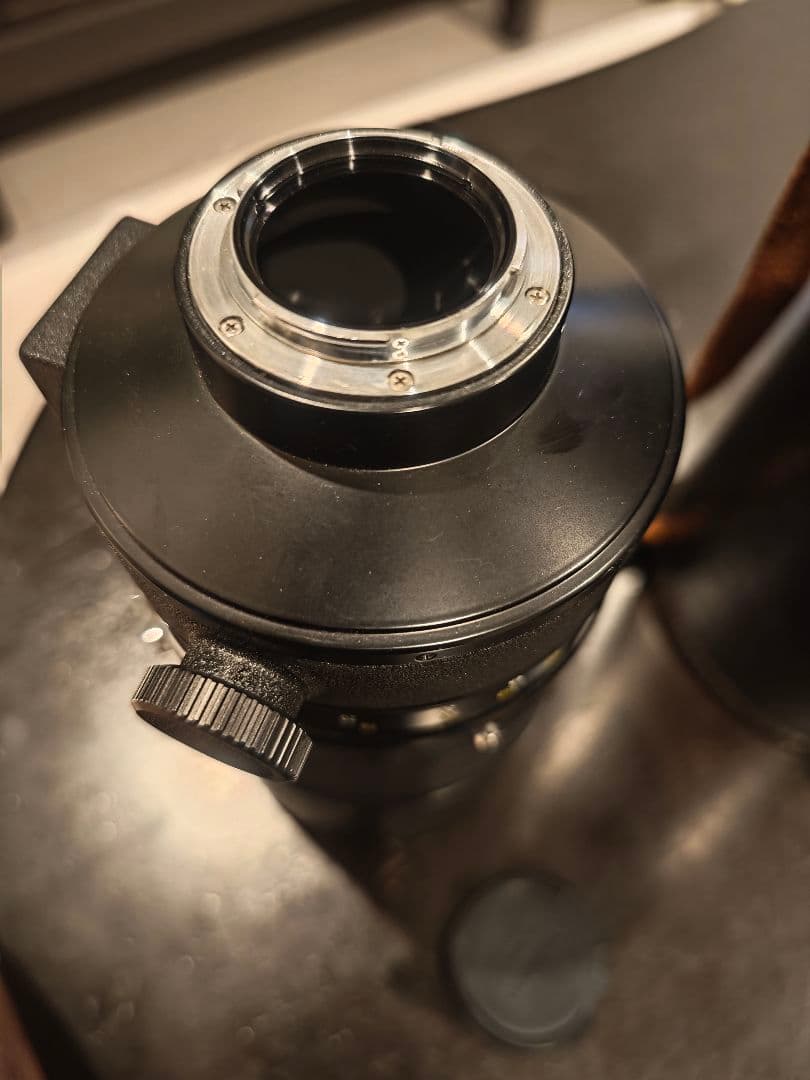 反射望遠レンズ　reflex nikkor 1000mm 1:11 革ケース付