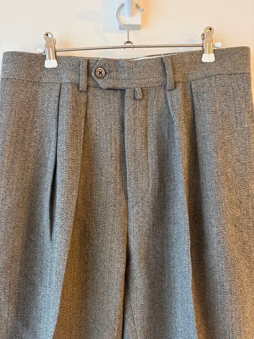 NEAT ワイドトラウザーズ　ヴィンテージフォックスツイード　サイズ48