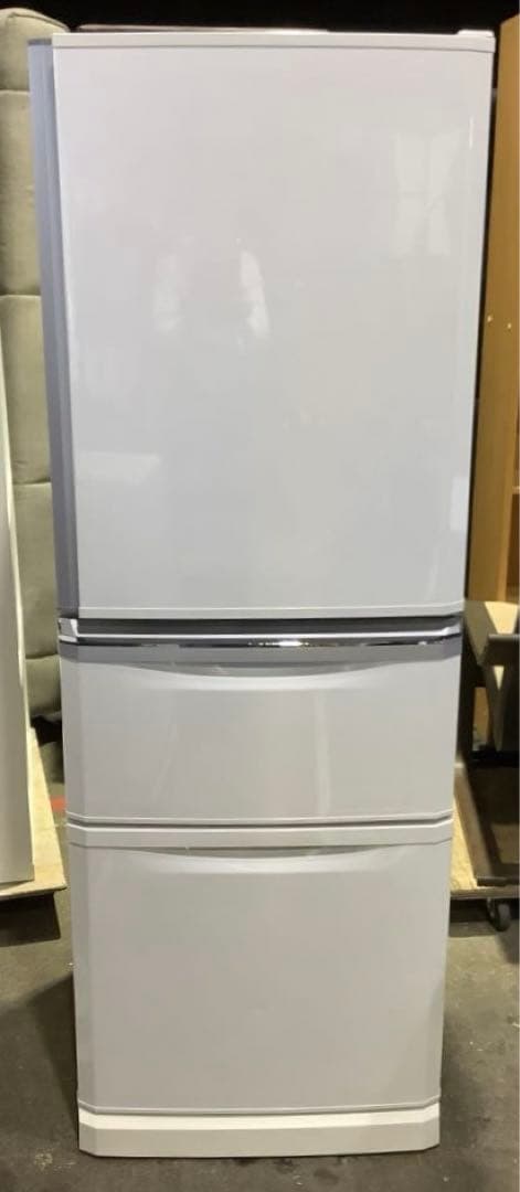 三菱 3ドア冷蔵庫 MR-C34X-W 335L 2013年製