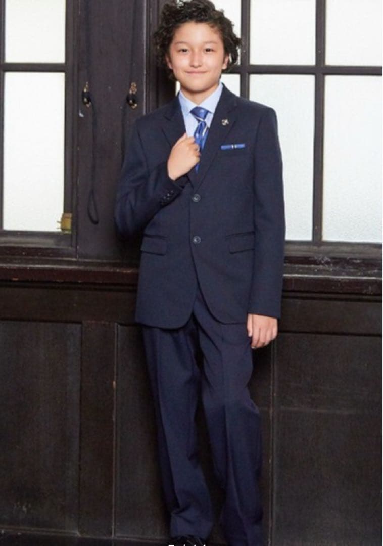 新品未使用　ELLE 男の子 スーツ セット 150 紺