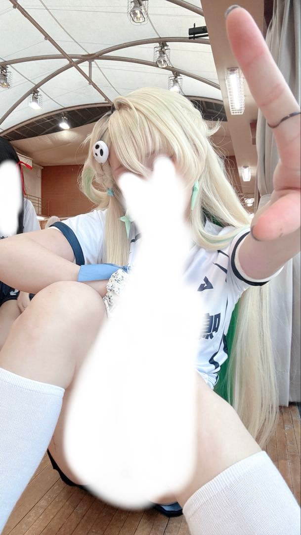 鳴潮　リンネー　コスプレ ウィッグ　髪飾り　イヤリング