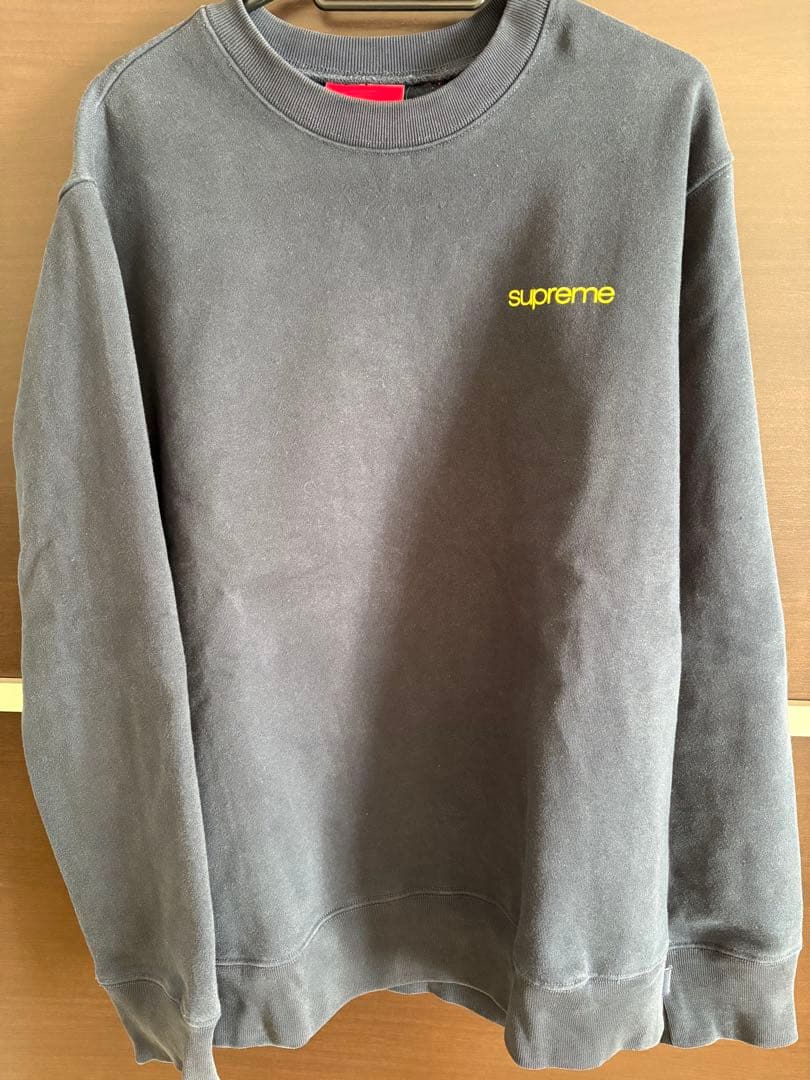 Supreme ネイビー トレーナー　スウェット