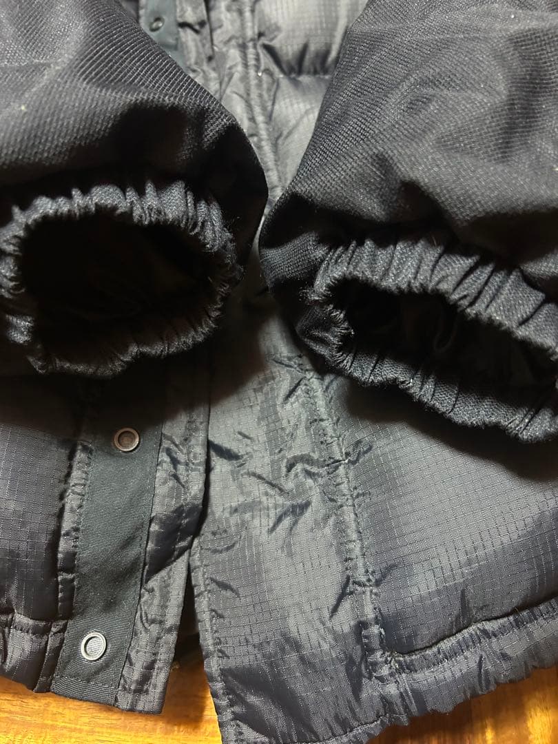 【90s当時物 ティンバーランド】サイズM刺繍ロゴダウンジャケット黒