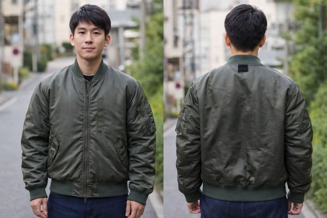 送料無料 ユニクロ +J ハイブリッド ダウン MA-1 XXL ジルサンダー