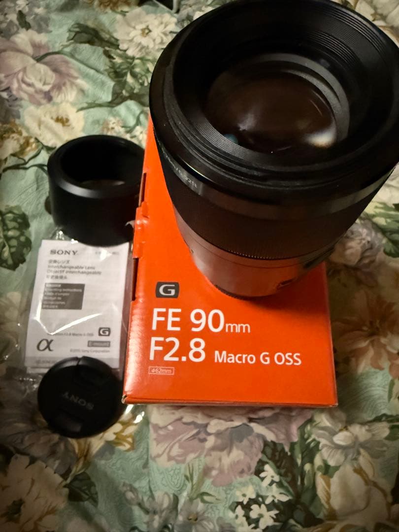 【美品】SONY マクロ　フルサイズレンズ　SEL90M28G