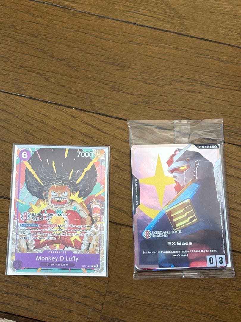 激レア日本未配布　モンキー・D・ルフィ プロモ　BANDAIfesセット　英語版