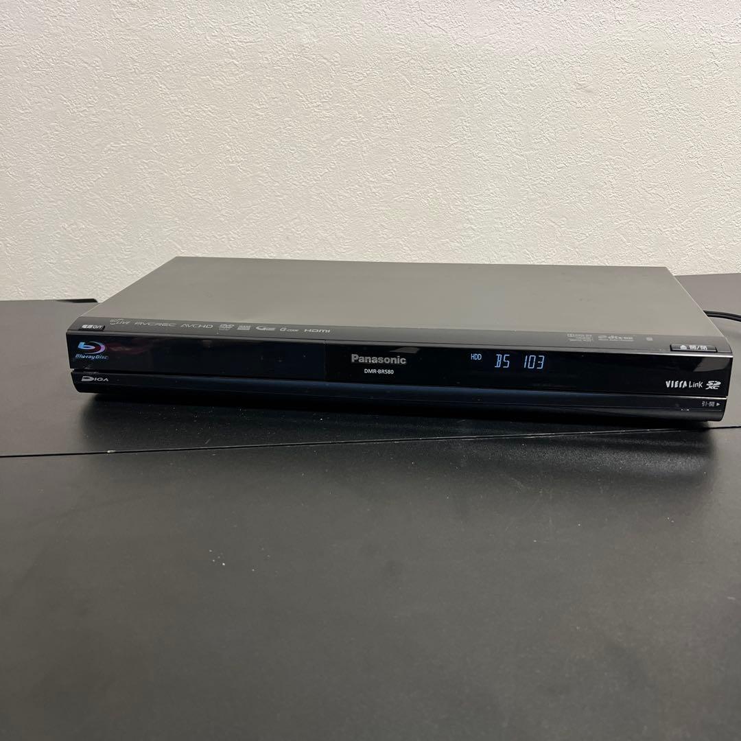 パナソニック DMR-BR580 BDレコーダー 500GB HDD リモコン付