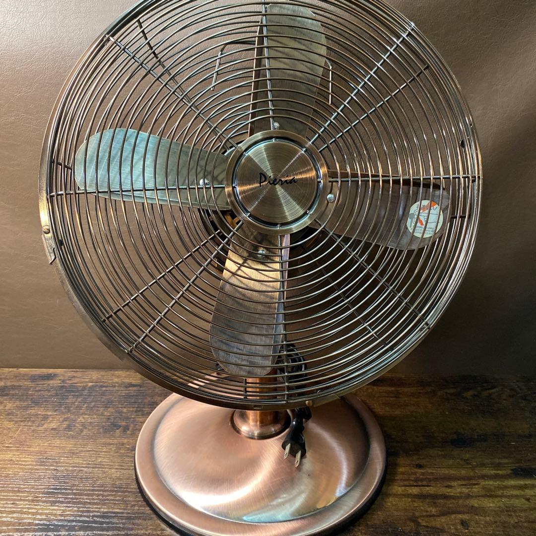 ドウシシャ メタル扇風機 卓上型 レトロデザイン