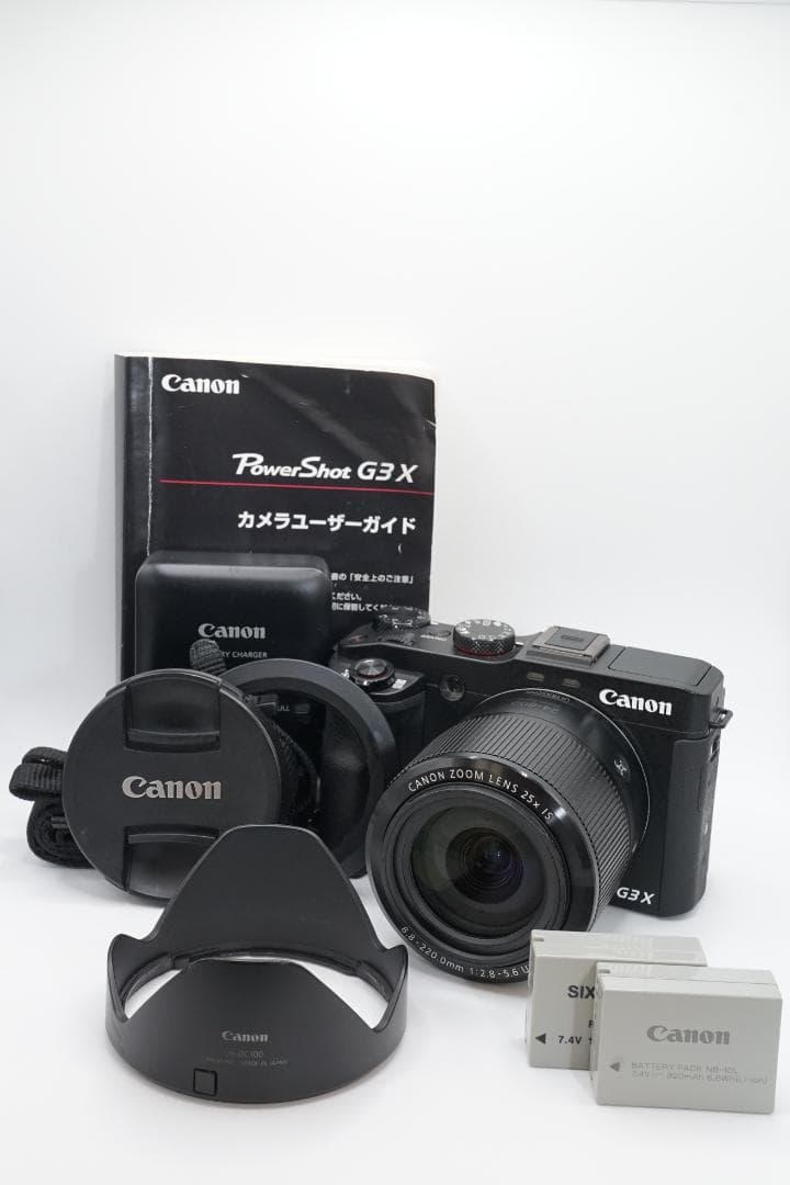 Canon PowerShot G3X 高級高倍率ズーム BT２個 フード付