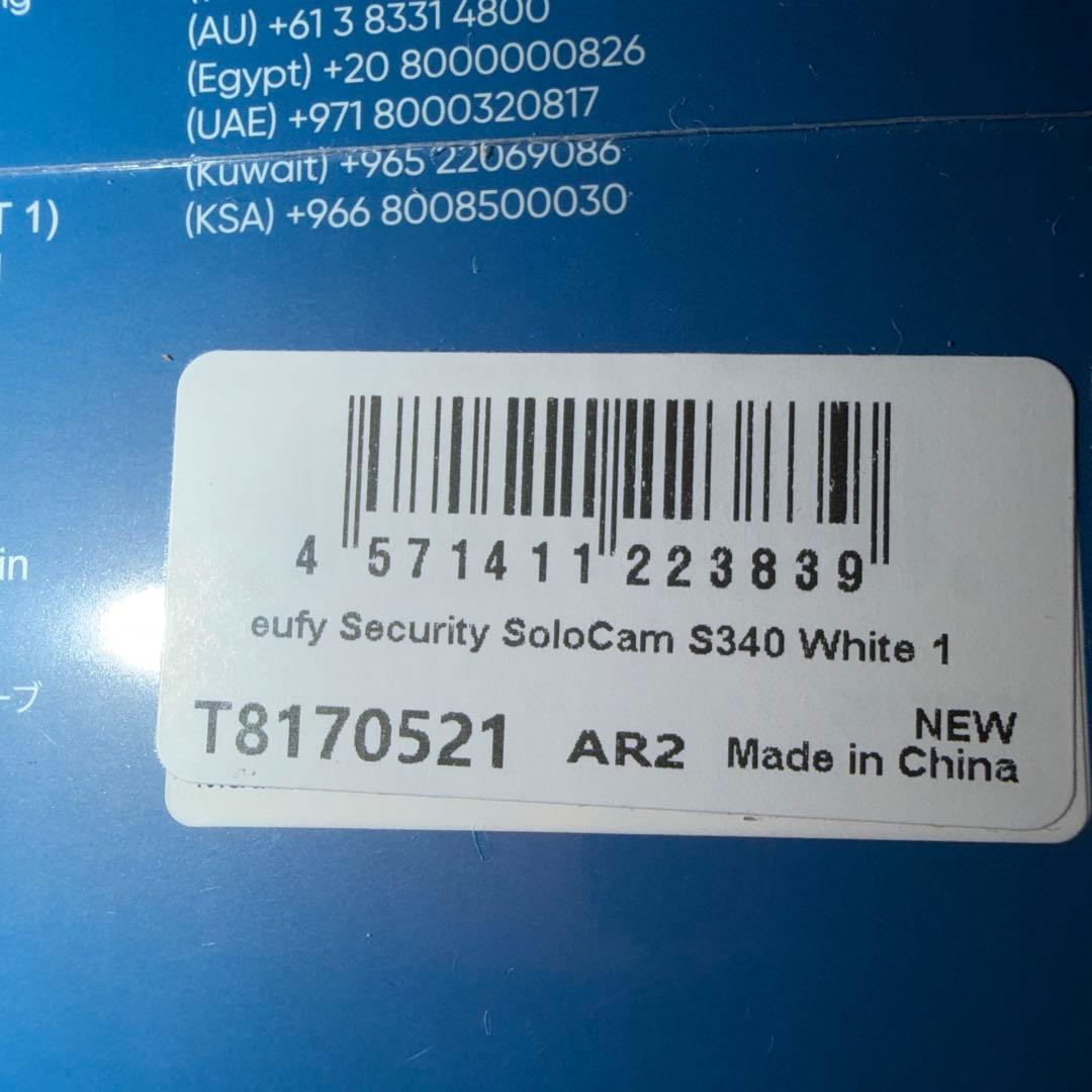 新品　アンカー　Anker Eufy Solocam 屋外カメラ S340