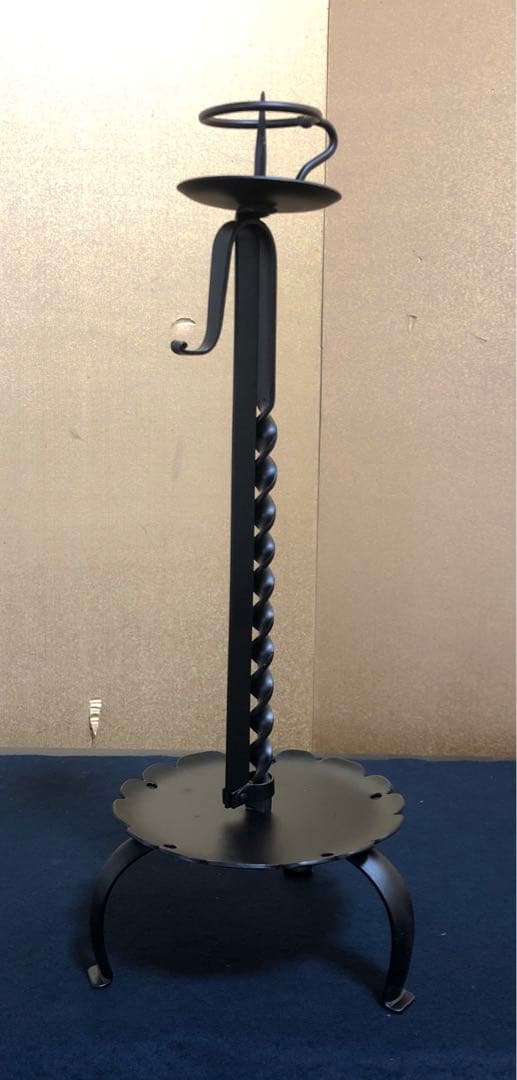 割引❗️《R》茶道具 夜咄 膳燭一対 燭立 燭台 元箱　260120き5