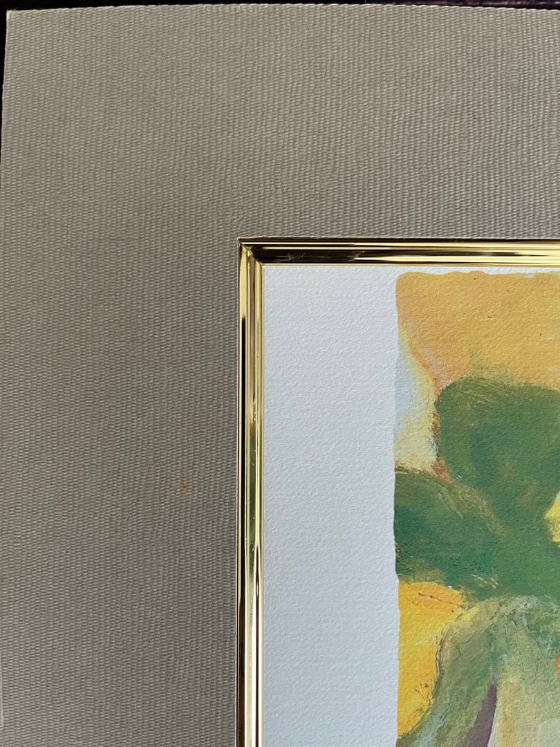 限定版画　額入り　エディション番号、証明書.直筆サイン19/140 ジニー・キム