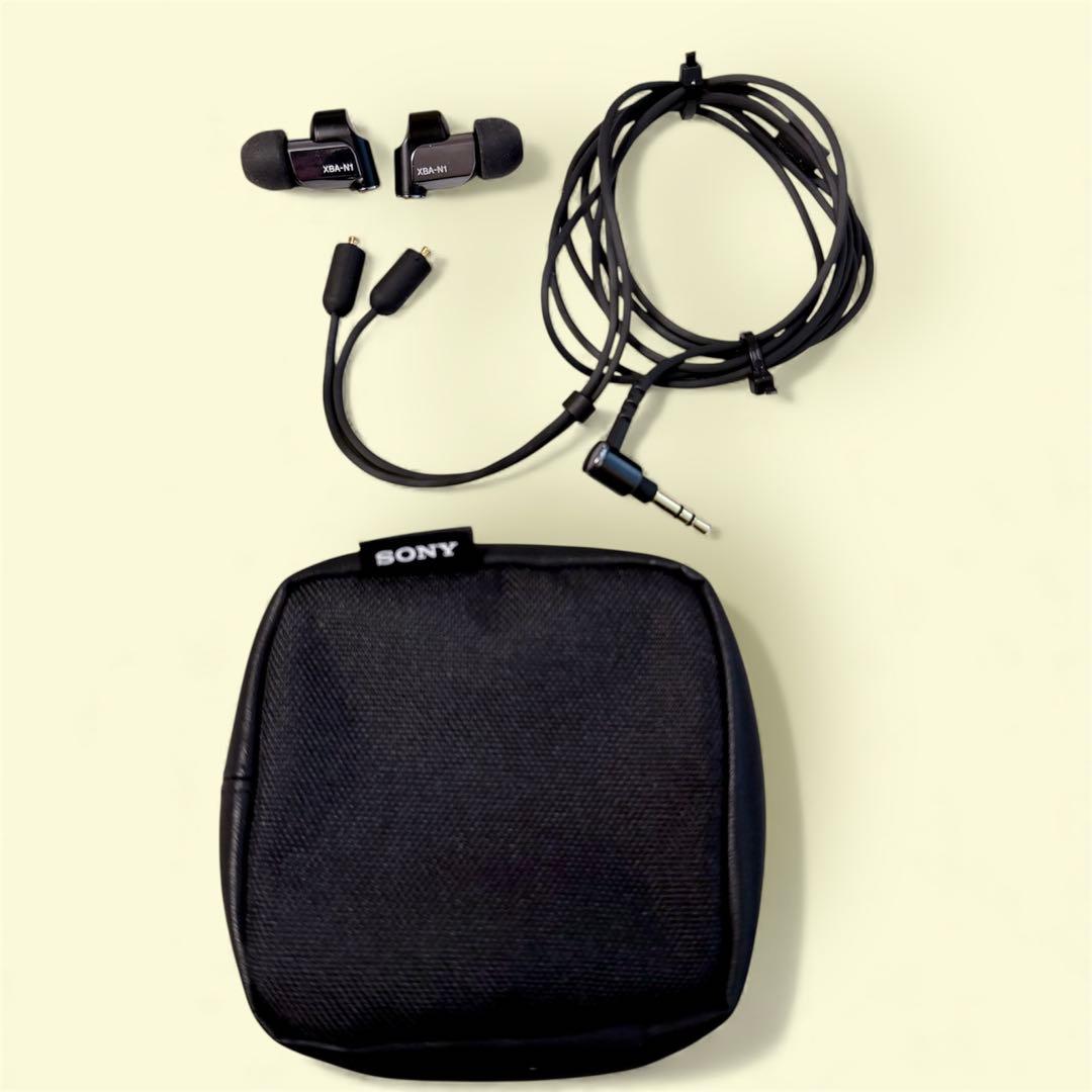【美品】SONYイヤホン XBA-N1ハイレゾ対応 カナル型 ケーブル着脱式