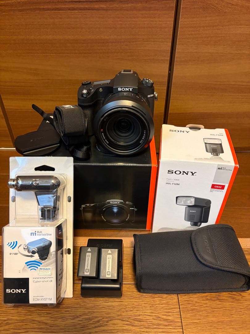 SONY ソニー　DSC-RX10M Ⅳ ストロボ・ステレオマイクロホンセット