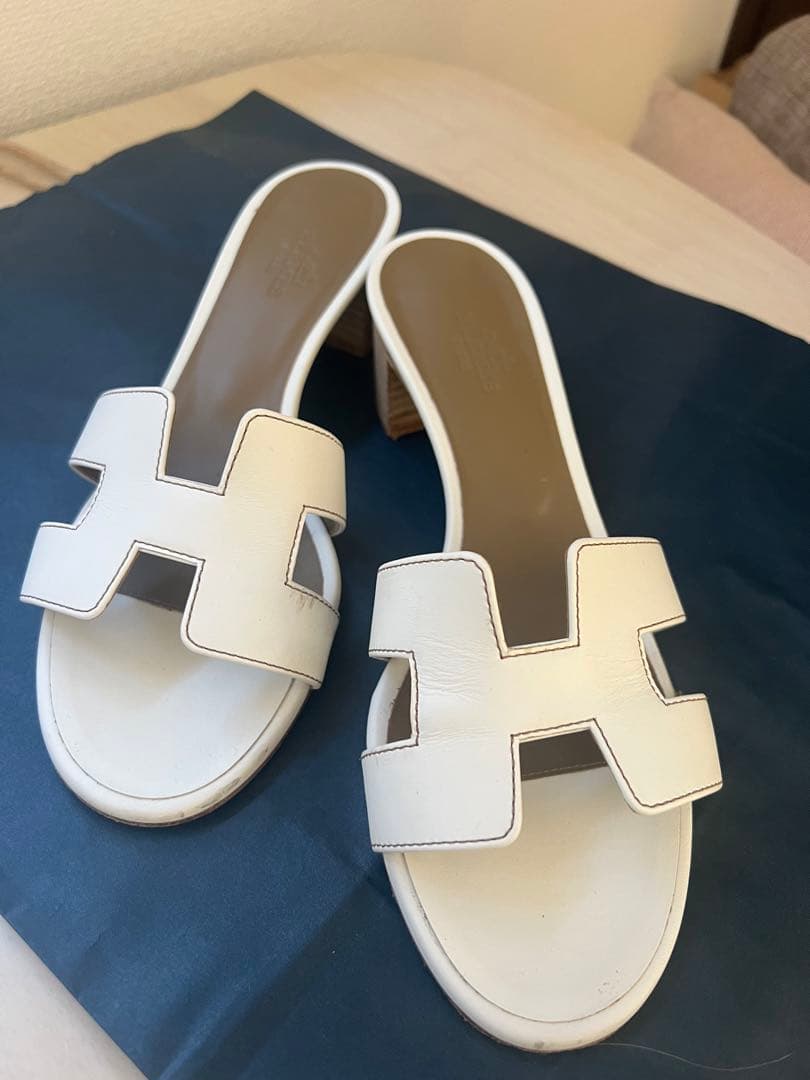 エルメス オアジス サンダル ホワイト