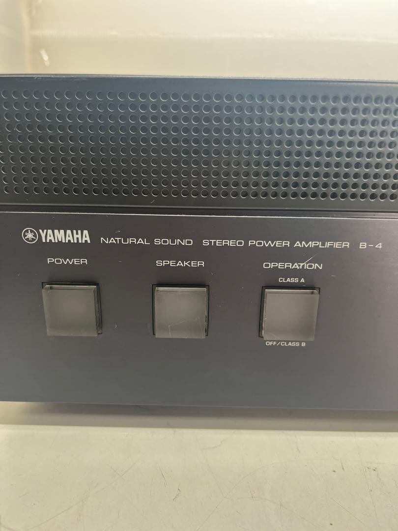 YAMAHA ヤマハ B-4 ブラック ステレオパワーアンプ