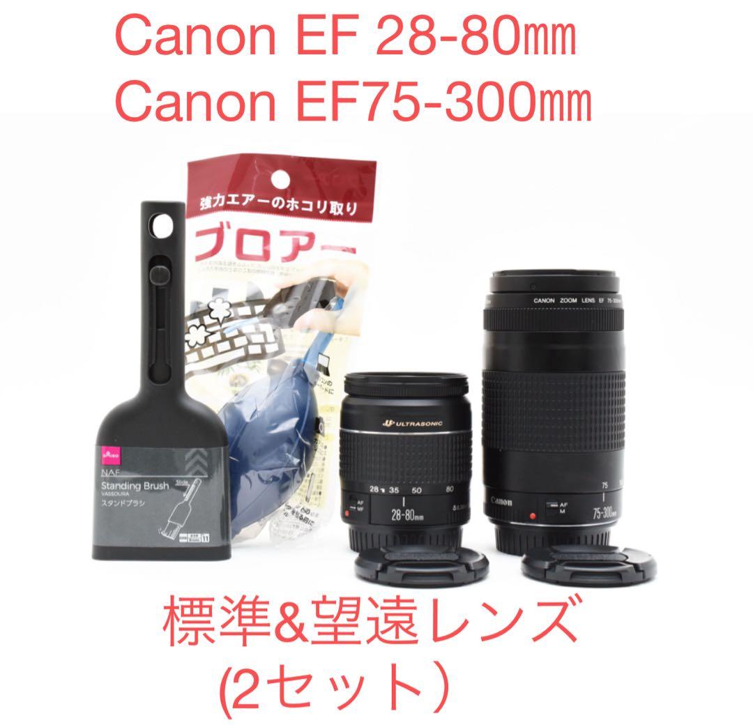 Canon EF 28-80 Canon EF 75-300 （2セット）