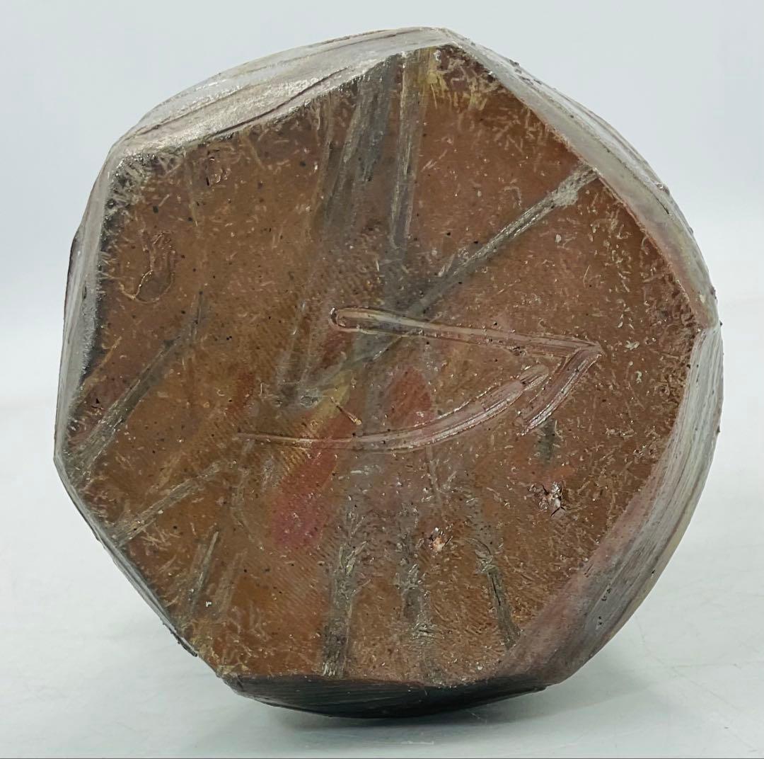 【90】◉実力人気作家・今成研二先生　備前焼手造り急須　宝瓶　保存箱◉