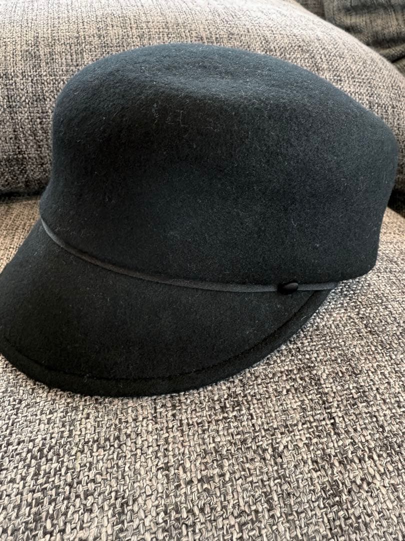 カシラ HOVER5 キャスケット ウール シルク CA4LA ブラック 美品