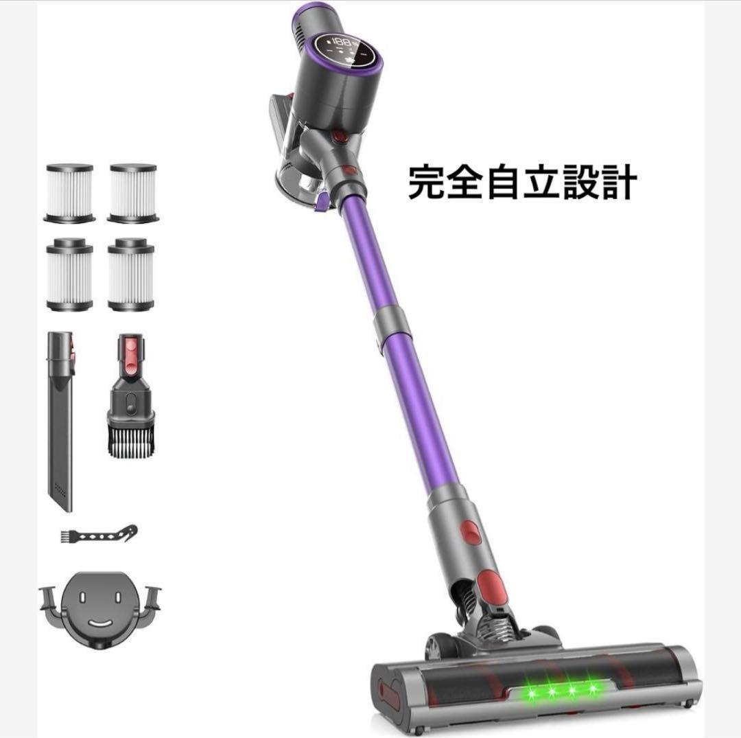 大特価✨コードレス掃除機　65KPa超強吸引力　自立式　ハンディークリーナー