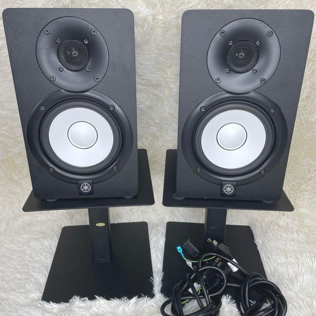 YAMAHA HS5 パワードスピーカー スタンド ケーブル付き