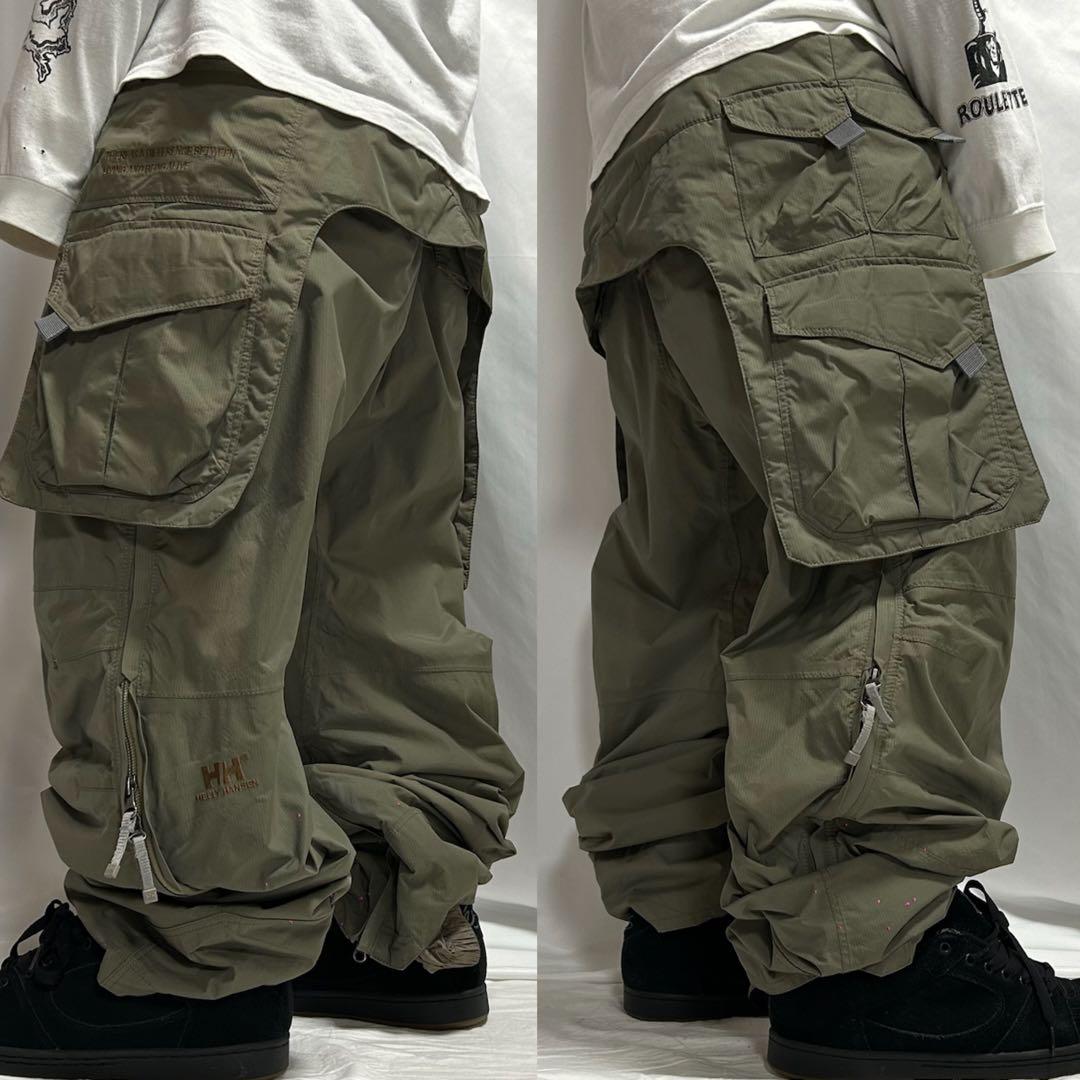 Helly Hansen リップストップ タクティカル ナイロン カーゴパンツ