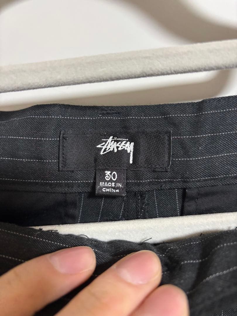 パンツ stussy Striped Volume Pleated Trouser 30