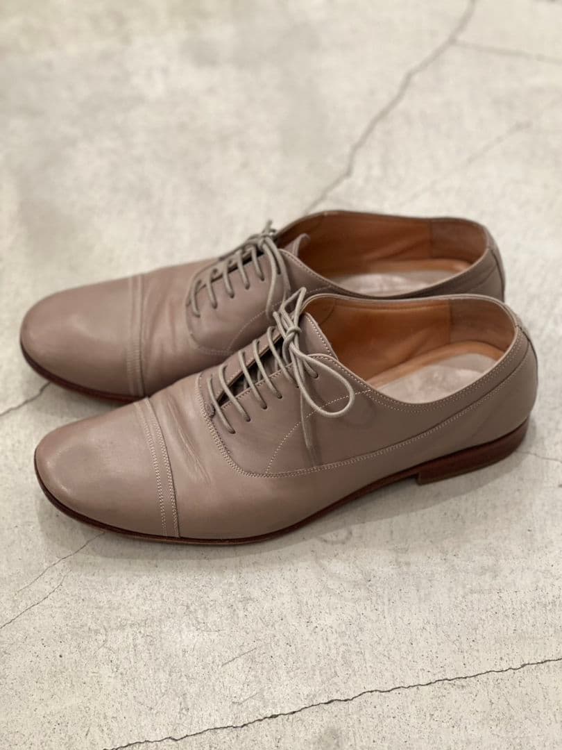 マルジェラ 22 レザーシューズ　希少グレージュ　サイズ42