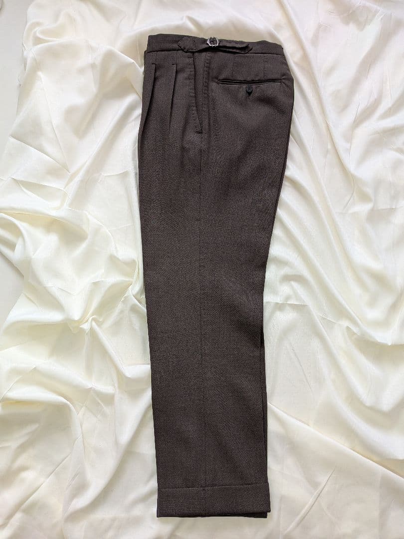 ring jacket napoli 44 スラックス ブラウン