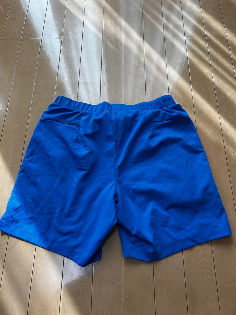 ヨネックス バドミントンパンツ 青色 ANAロゴ