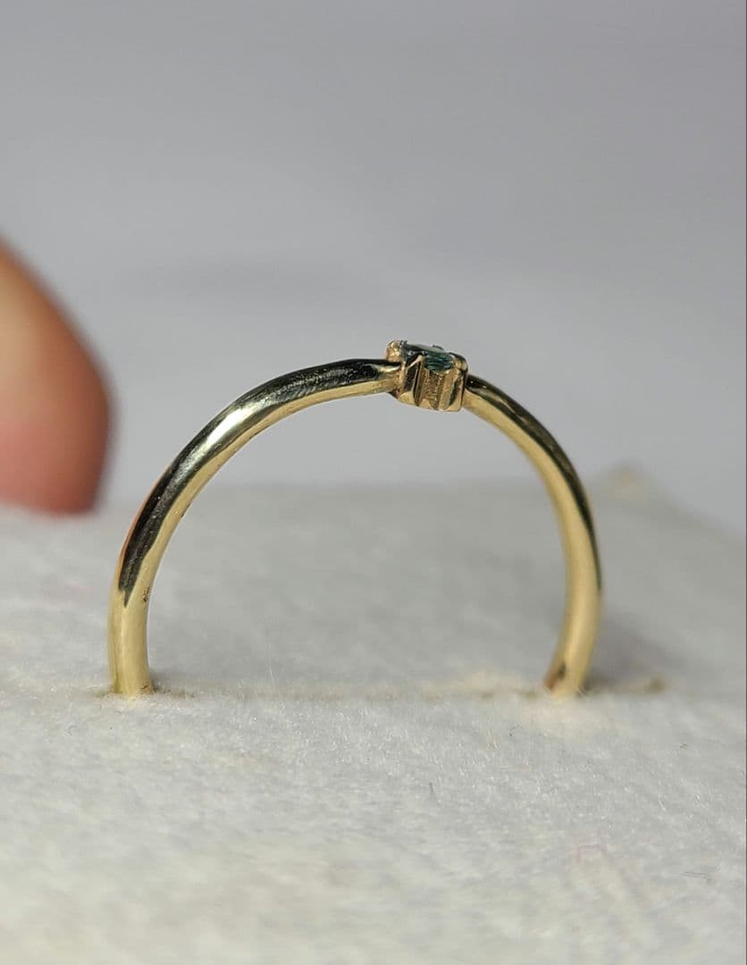 JiJikoro☆★ブラジルバターリャパライバトルマリンリング★