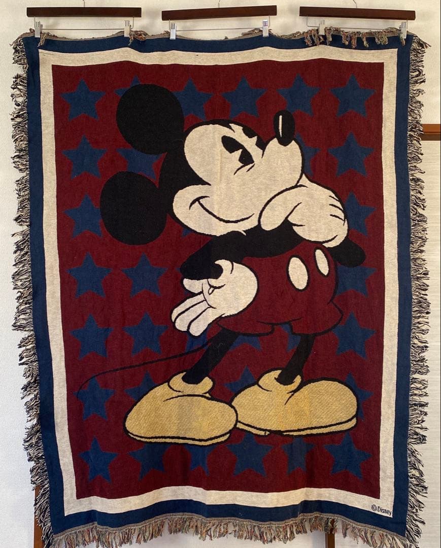 ディズニー　ミッキー　ラグ